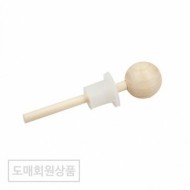 [도매회원] 우드볼스틱(우드볼+고무캡)